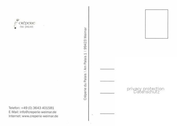 Weimar Thueringen Creperie du Palais – Bild 2