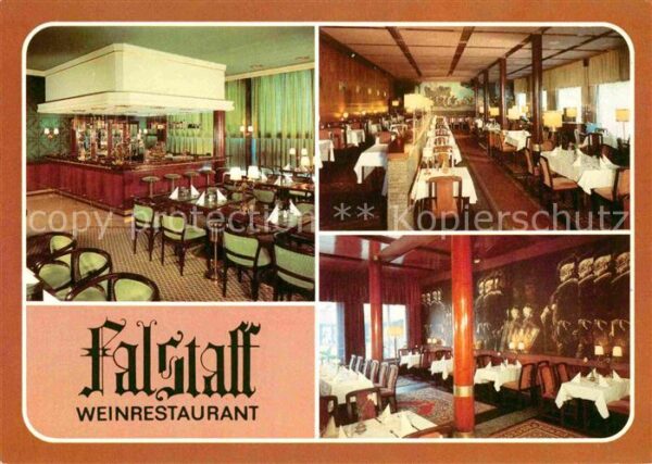 Leipzig Falstaff Weinrestaurant