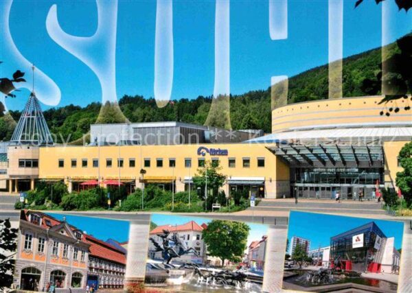 Suhl Thueringer Wald Congress Centrum Diana Brunnen Einkaufs