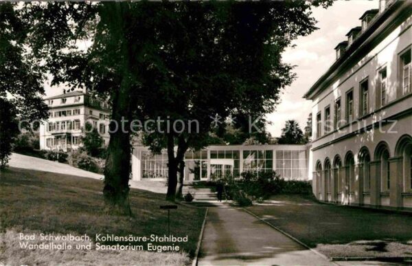 Bad Schwalbach Kohlensäure Stahlbad Wandelhalle Sanato
