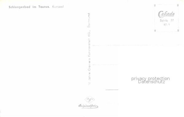 Schlangenbad Taunus Kursaal – Bild 2