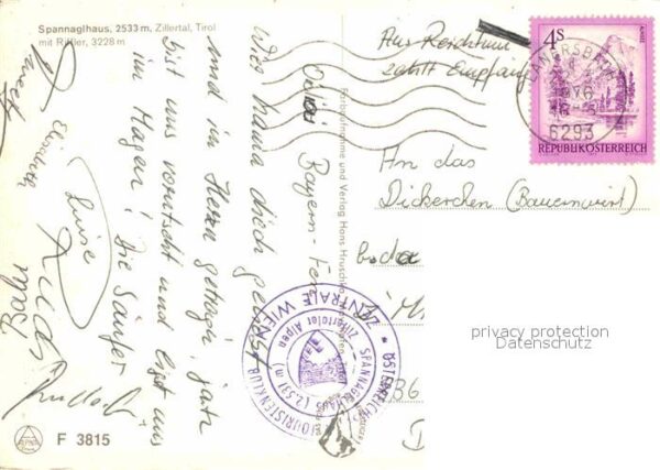 Zillertal Tirol Spannaglhaus Riffler – Bild 2