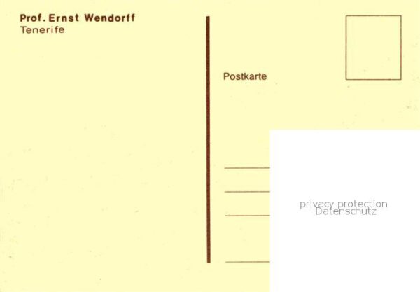 Tenerife Federzeichnung Wendorff – Bild 2
