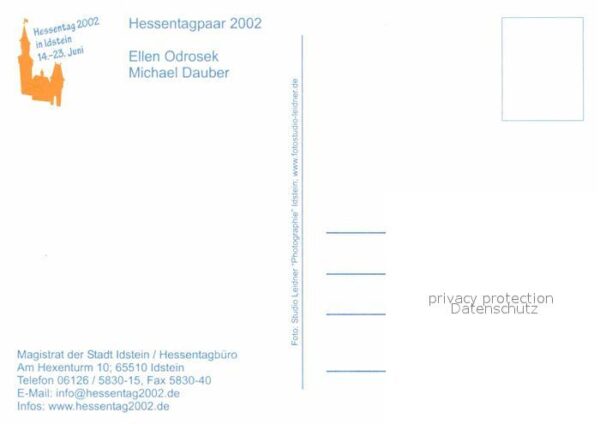 Idstein Hessentagpaar 2002 – Bild 2