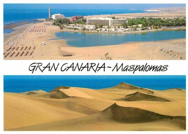 Maspalomas Strand Hotelanlagen Sanddünen
