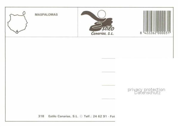 Maspalomas Strand Hotelanlagen Sanddünen – Bild 2