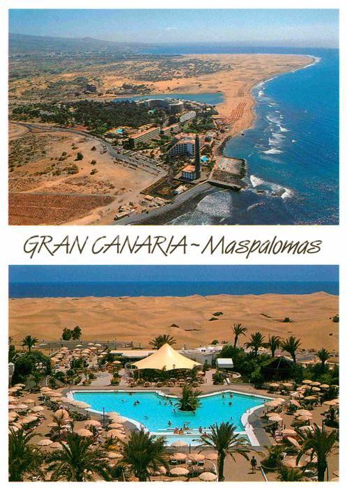 Maspalomas Ferienanlagen Luftaufnahme