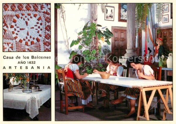 Orotava Tenerife Casa los Balcones 1632 Stickerinnen Sti