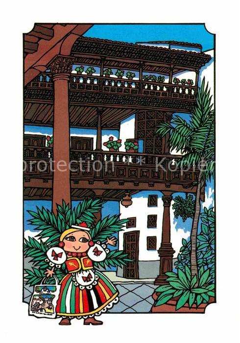Orotava Tenerife Casa los Balcones 1632 Innnhof