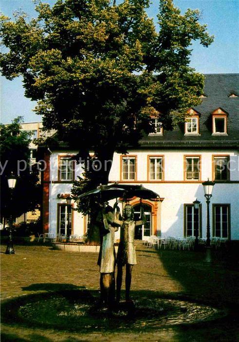 Mainz Rhein Mädchenbrunnen Ballplatz