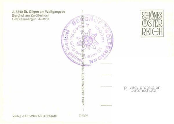 Gilgen Salzkammergut St Berghof Zwölferhorn – Bild 2