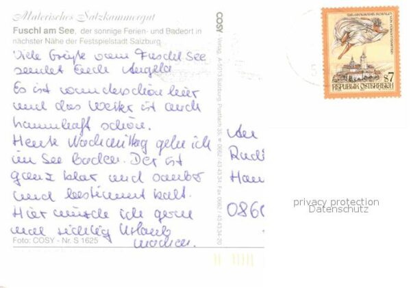 Fuschl See Salzkammergut Schafberg Luftaufnahme – Bild 2