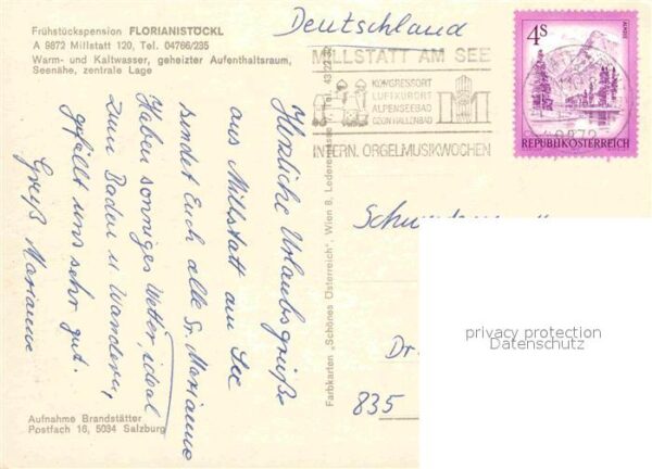 Millstatt Millstaettersee Frühstückpension Florianstöckl Luftaufn – Bild 2