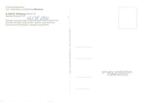 Wolfgang Wolfgangsee St Pension Menkens Kirche – Bild 2