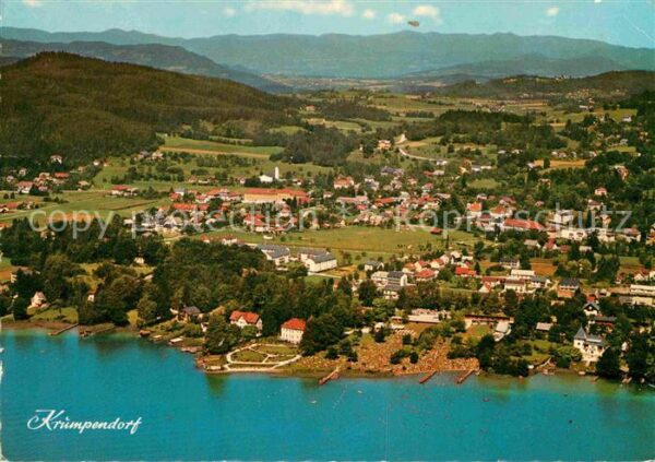 Krumpendorf Woerthersee Wörthersee Luftaufnahme