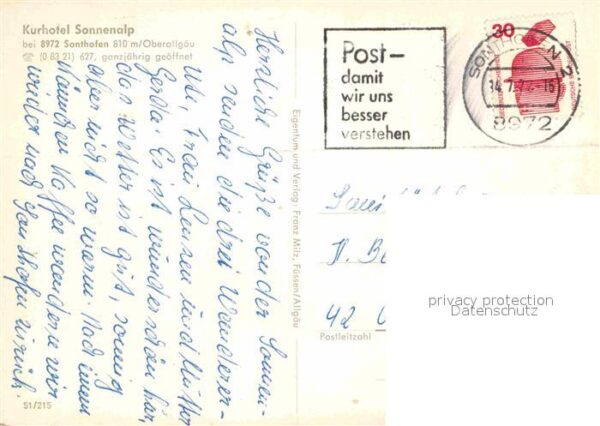 Sonthofen Oberallgaeu Kurhotel Sonnenalp – Bild 2