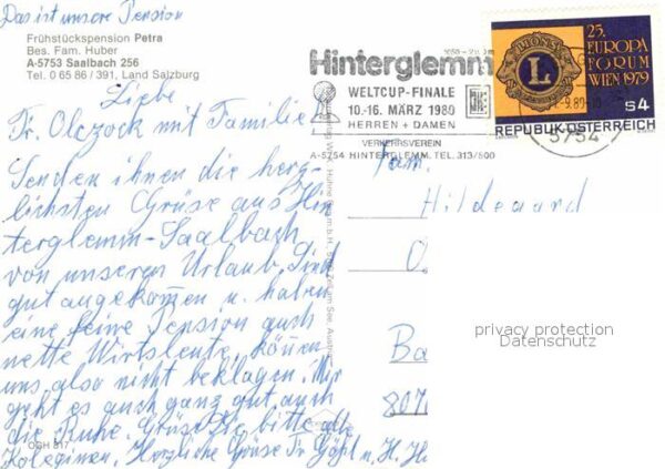 Saalbach-Hinterglemm Pension Petra Bergbahn – Bild 2