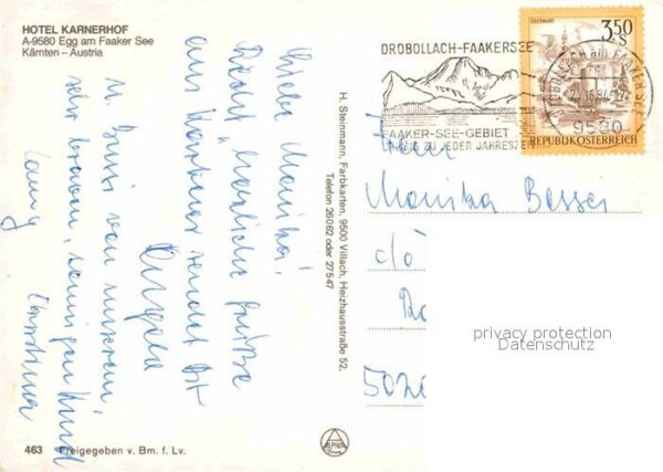Egg Faakersee Hotel Karnerhof Luftaufnahme – Bild 2