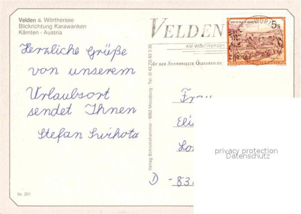 Velden Woerthersee Luftaufnahme Karawanken – Bild 2