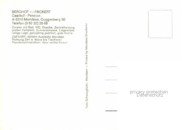 Mondsee Salzkammergut Berghof Päckert – Bild 2