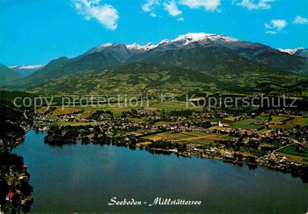 Seeboden Millstaettersee Luftaufnahme