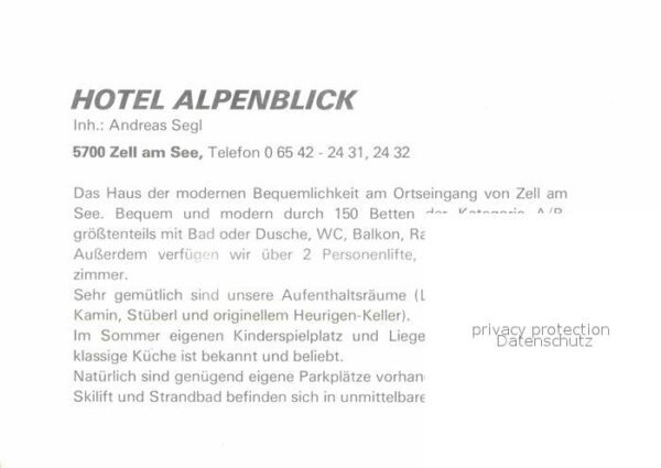 Zell See Hotel Alpenblick – Bild 2