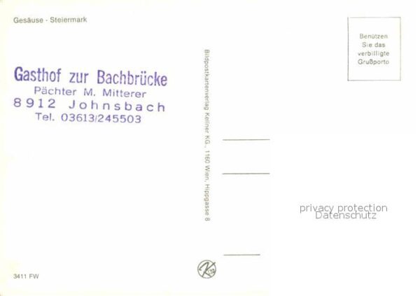 Johnsbach Steiermark Gasthof Bachbrücke – Bild 2