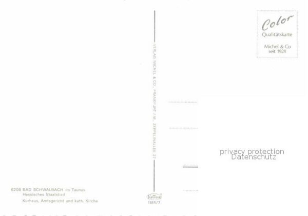 Schwalbach Bad Staatsbad Panorama – Bild 2