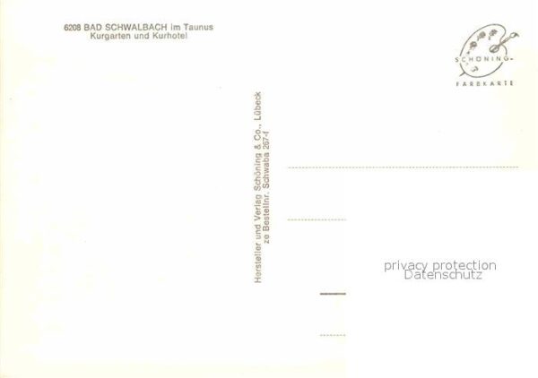 Schwalbach Bad Kurgarten Kurhotel – Bild 2