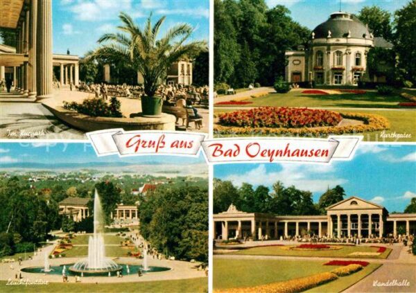 Oeynhausen Bad Wandelhalle Kurtheater Kurpark Wassersp