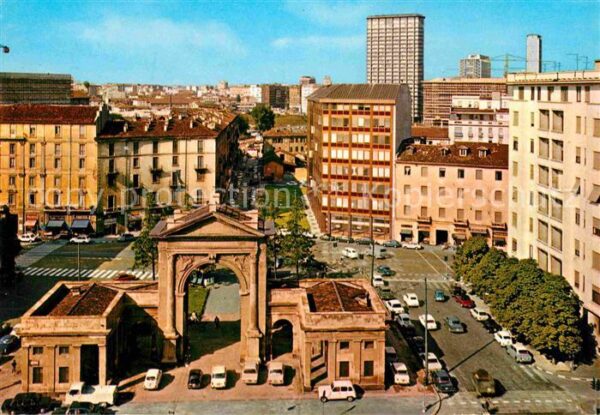 Milano Fliegeraufnahme Porta Nuova