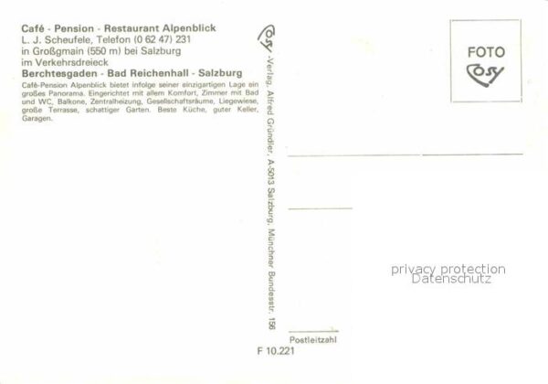 Grossgmain Cafe Pension Alpenblick Restaurant – Bild 2