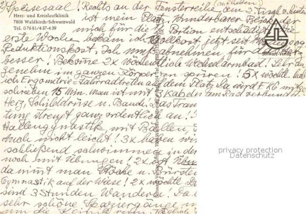 Waldkirch Breisgau Herz- Kreislaufklinik Speisesaal – Bild 2