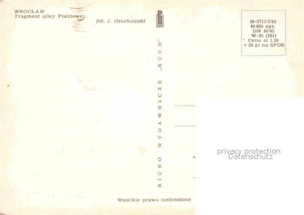 Wroclaw Fragment ulicy Pocztowej – Bild 2