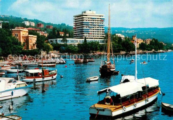 Opatija Abbazia Hotel Ambassador Hafen