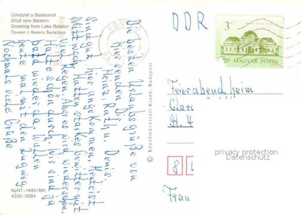 Balaton Plattensee Hotel am See Restaurant – Bild 2