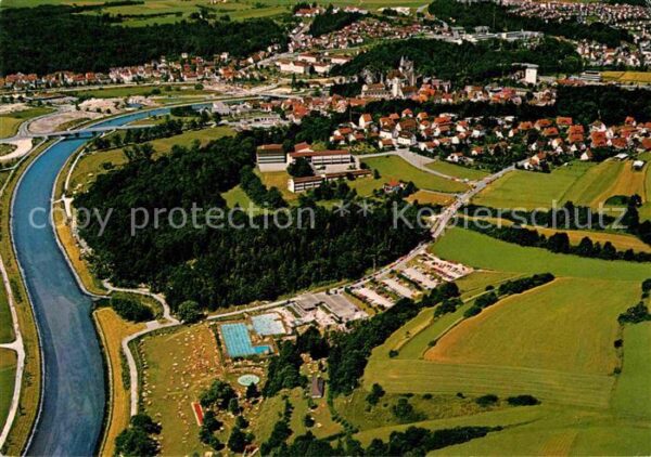 Sigmaringen Fliegeraufnahme Partie am Fluss