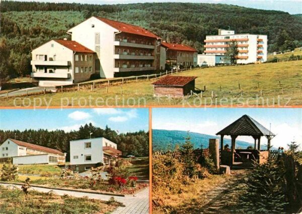 Neukirchen Knuellgebirge Waldsanatorium Urbachtal Sanatorium Dr.