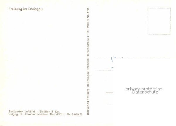 Freiburg Breisgau Fliegeraufnahme – Bild 2