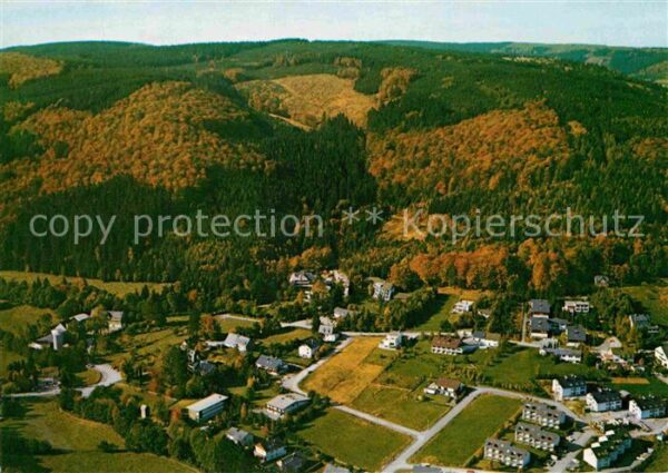 Willingen Sauerland Fliegeraufnahme Naturpark Diemelsee Str