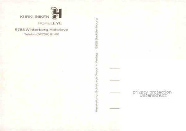 Hoheleye Kurkliniken Winterberg – Bild 2