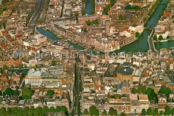 Amsterdam Niederlande Fliegeraufnahme mit Mint-Tower