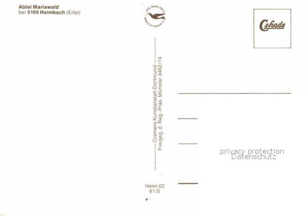 Heimbach Eifel Fliegeraufnahme Abtei Mariawald – Bild 2