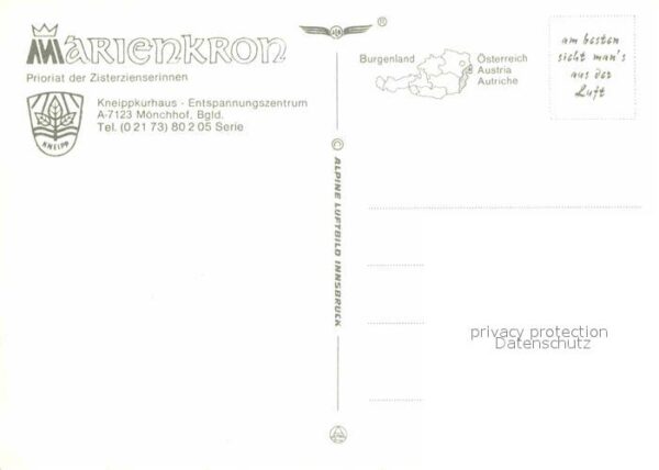Moenchhof Burgenland Fliegeraufnahme Marienkron Neusiedlerse – Bild 2