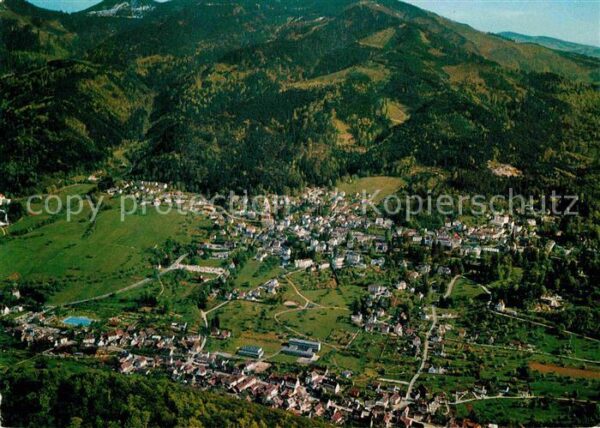 Badenweiler Fliegeraufnahme Thermalkurort