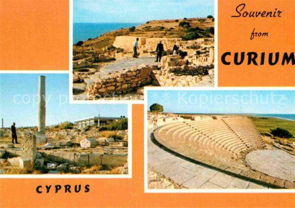 Cyprus Zypern Curium Freilichttheater Ruinen Basilica