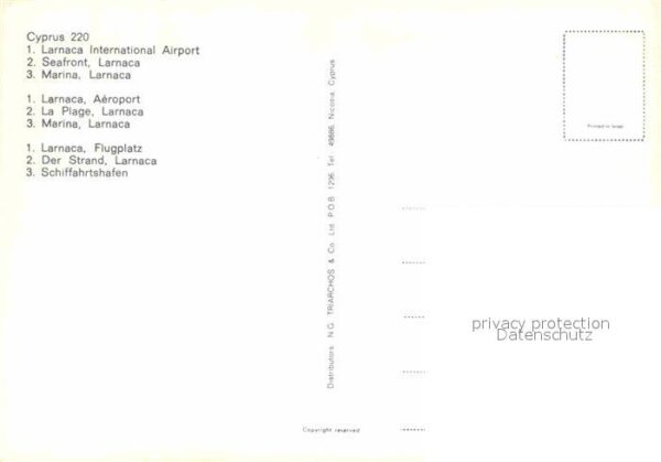 Larnaca Airport Hafen Promenade – Bild 2