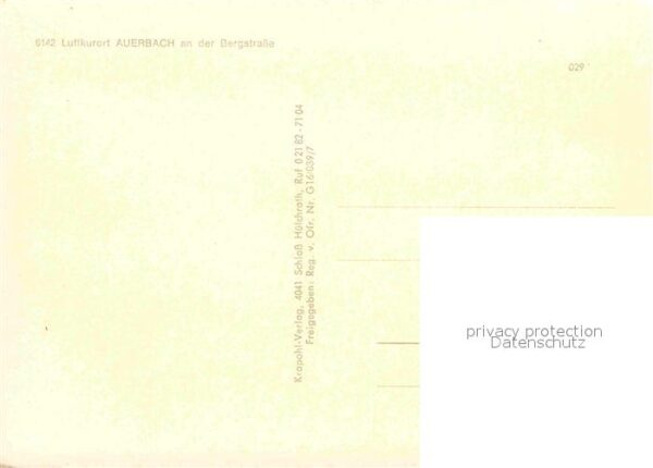 Auerbach Bergstrasse Fliegeraufnahme – Bild 2