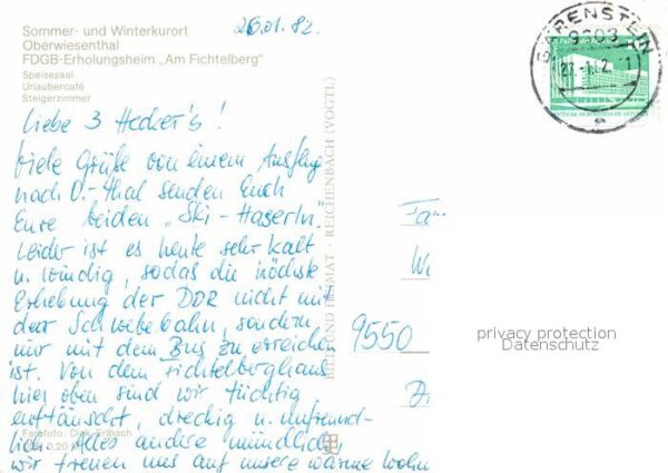 Oberwiesenthal Erzgebirge Erholungsheim Am Fichtelberg – Bild 2
