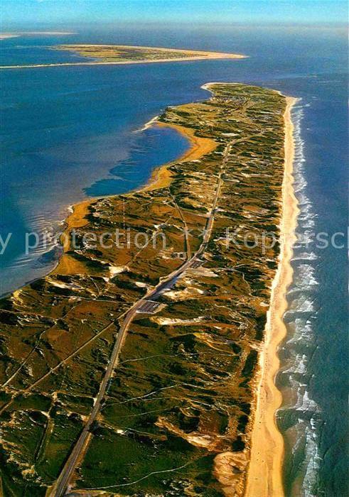 Sylt Fliegeraufnahme Südteil mit Hörnum und